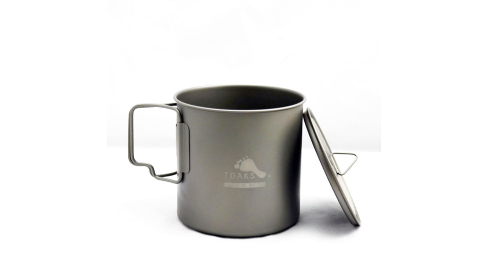 TOAKS LIGHT Titanium 650ml Pot, Grey, POT-650-L