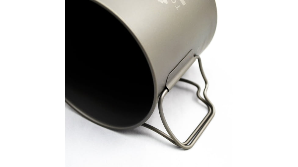 TOAKS LIGHT Titanium 650ml Pot, Grey, POT-650-L