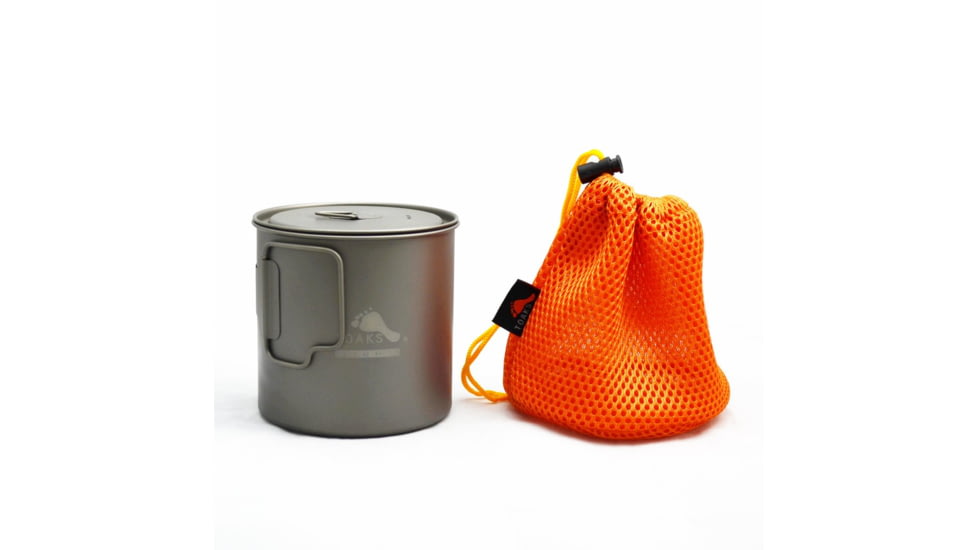 TOAKS LIGHT Titanium 650ml Pot, Grey, POT-650-L