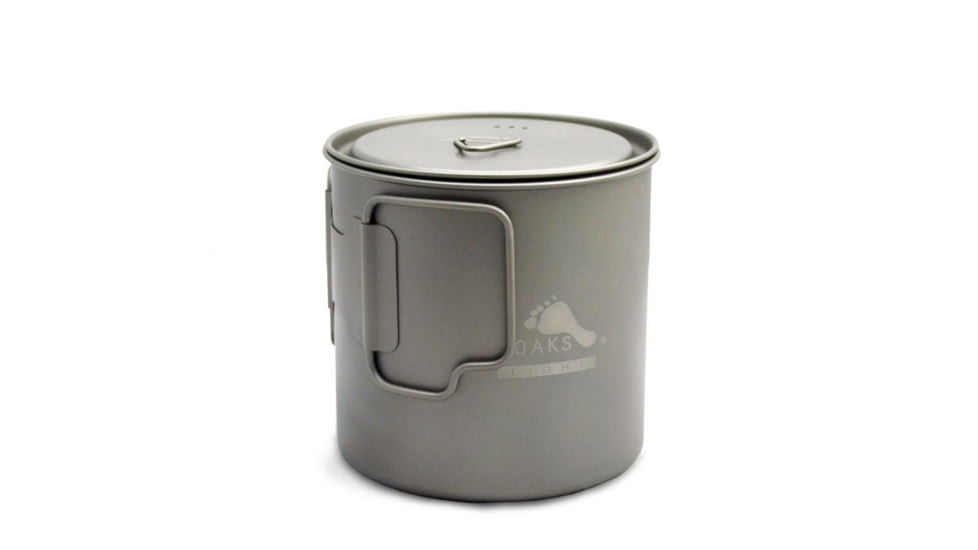 TOAKS LIGHT Titanium 650ml Pot, Grey, POT-650-L
