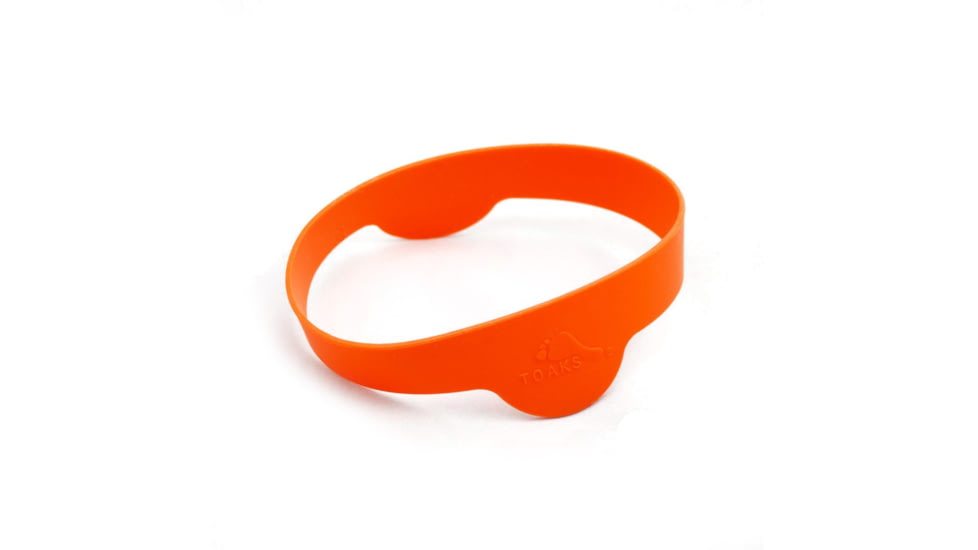 TOAKS Silicon Band For Bowl, Orange, One Size, silicon-band-for-bowl
