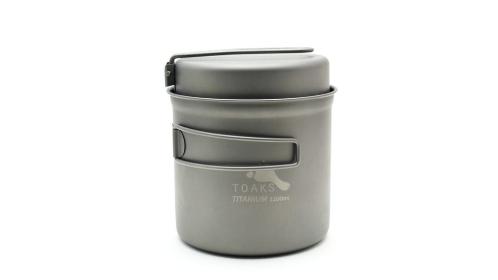 TOAKS Titanium 1100ml Pot w/Pan, Grey, CKW-1100