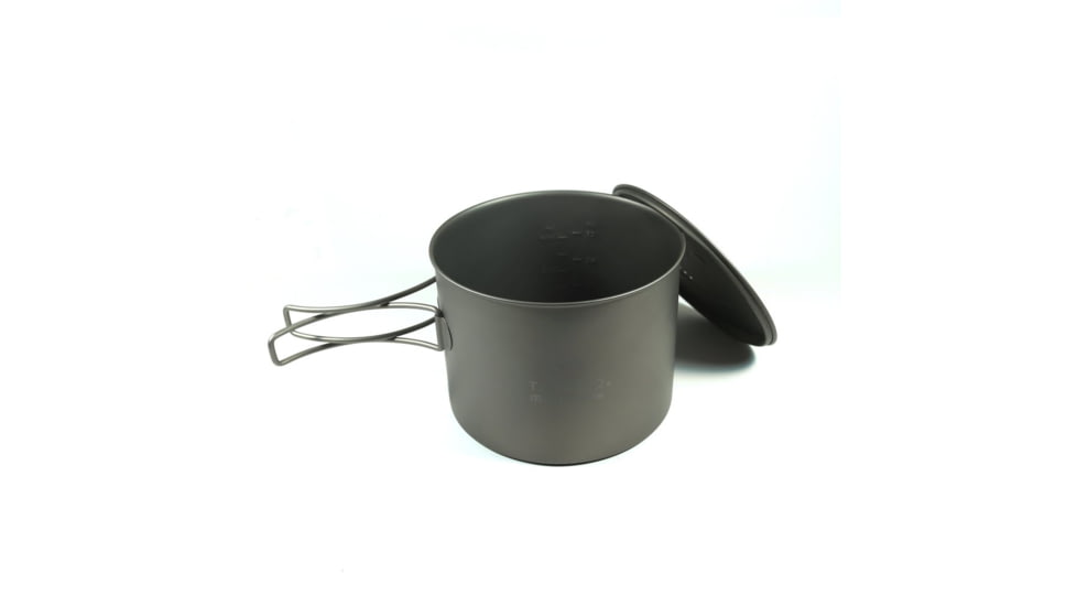 TOAKS Titanium 1300ml Pot, Grey, POT-1300