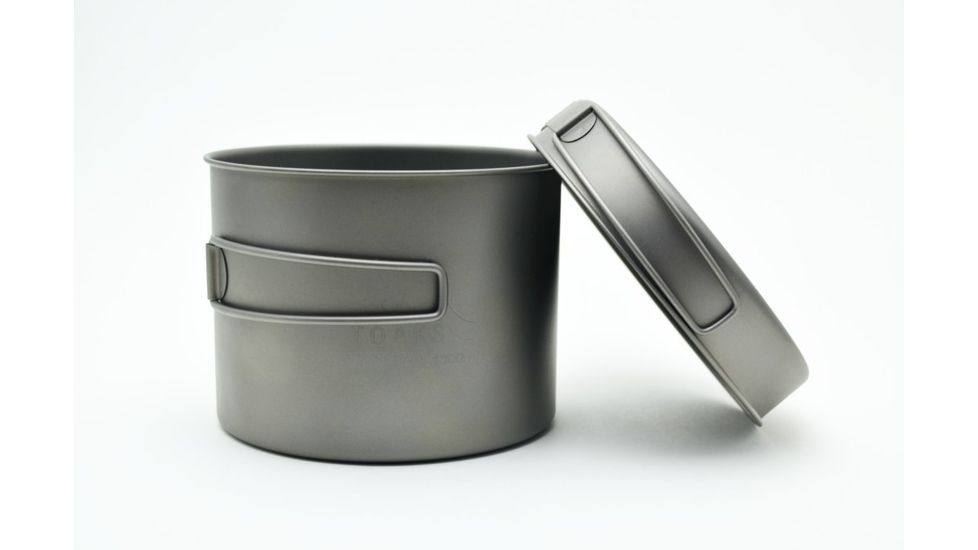 TOAKS Titanium 1300ml Pot w/Pan, Grey, CKW-1300