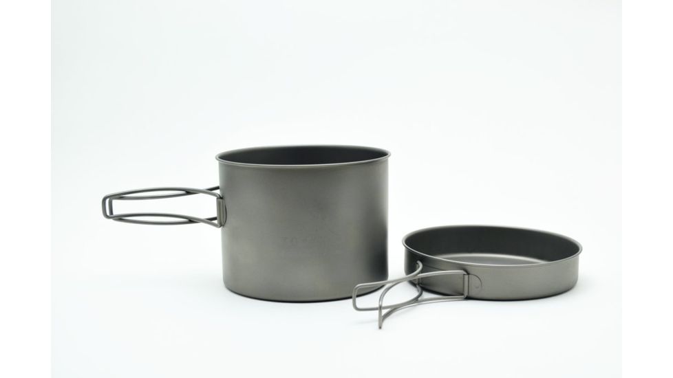 TOAKS Titanium 1300ml Pot w/Pan, Grey, CKW-1300