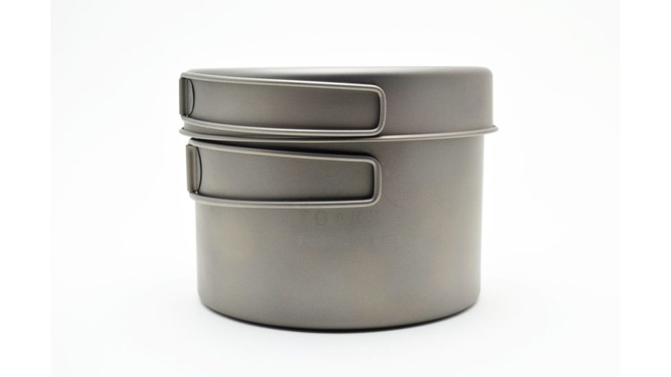 TOAKS Titanium 1300ml Pot w/Pan, Grey, CKW-1300