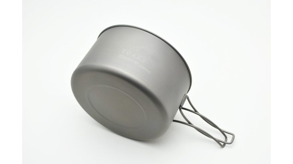 TOAKS Titanium 1350ml Pot, Grey, POT-1350