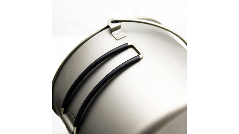 TOAKS Titanium 1600ml Pot w/Bail, Grey, POT-1600-BH