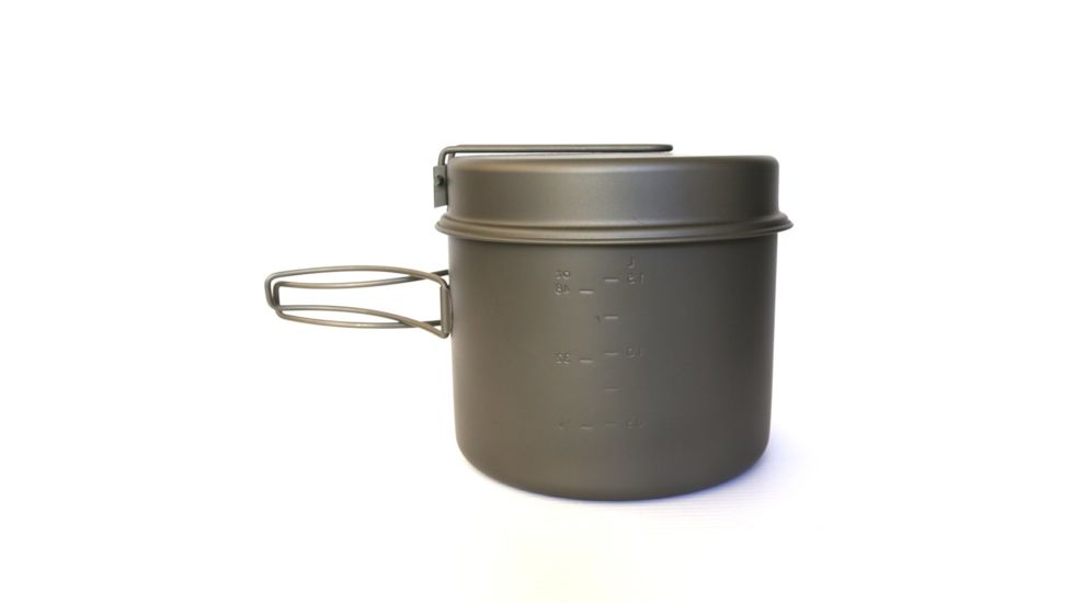 TOAKS Titanium 1600ml Pot w/Pan, Grey, CKW-1600