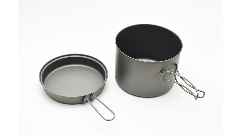 TOAKS Titanium 1600ml Pot w/Pan, Grey, CKW-1600