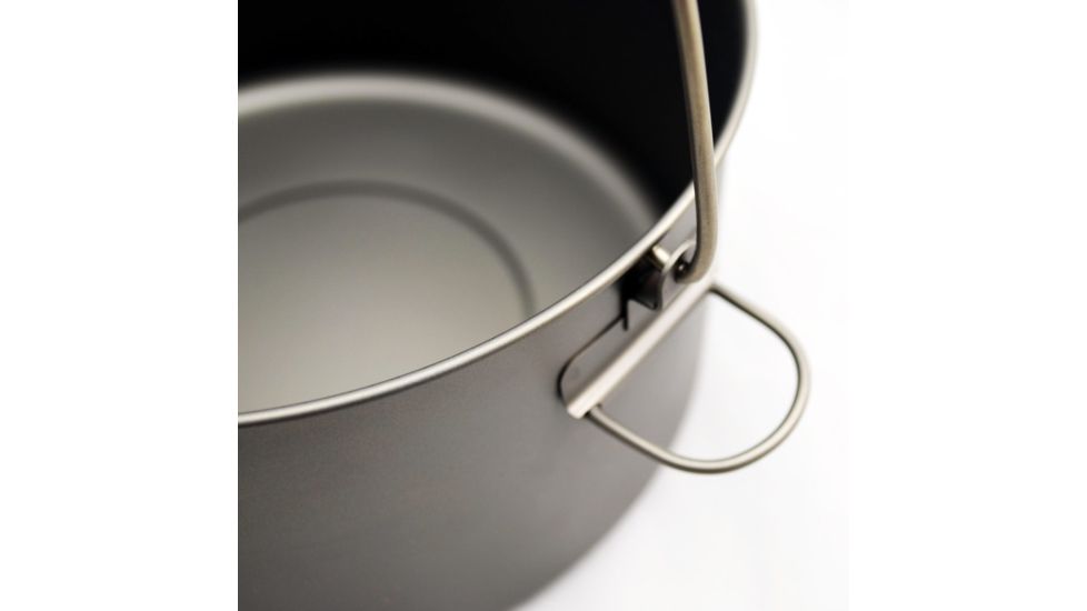 TOAKS Titanium 2000ml Pot w/Bail, Grey, POT-2000-BH