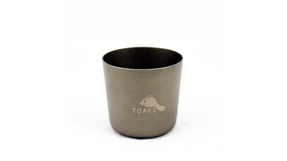 TOAKS Titanium 30ml Shot Glass, Pack of 2, Grey, SG-02