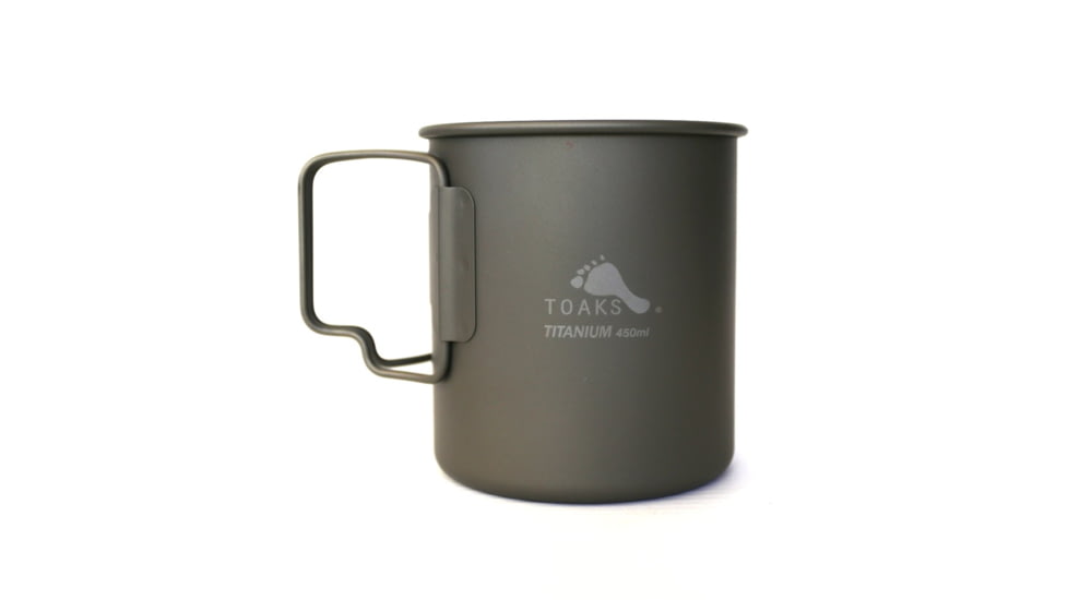 TOAKS Titanium 450ml Cup, Grey, CUP-450