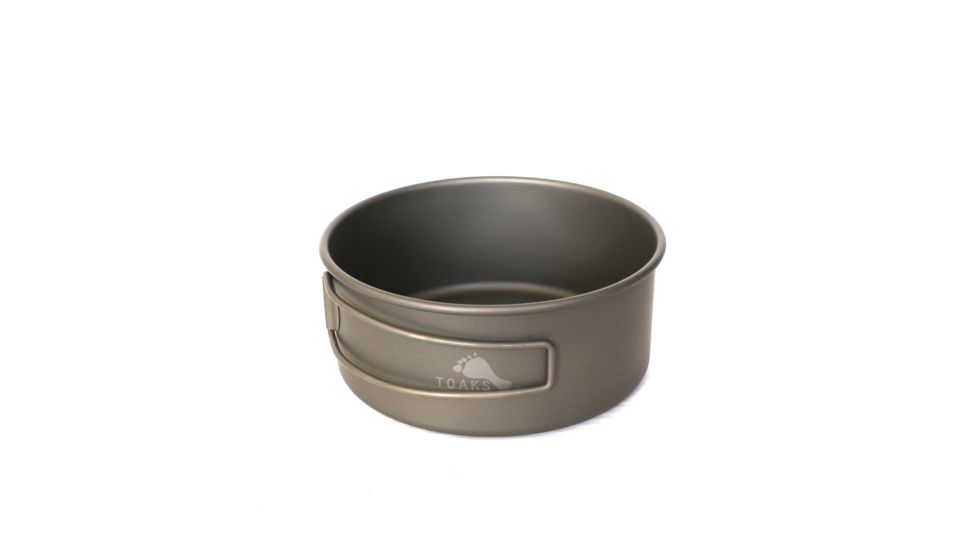 TOAKS Titanium 550ml D118mm Bowl, Grey, BWL-550-D118