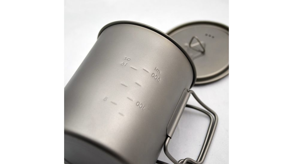 TOAKS Titanium 750ml Pot, Grey, POT-750, EDEMO1