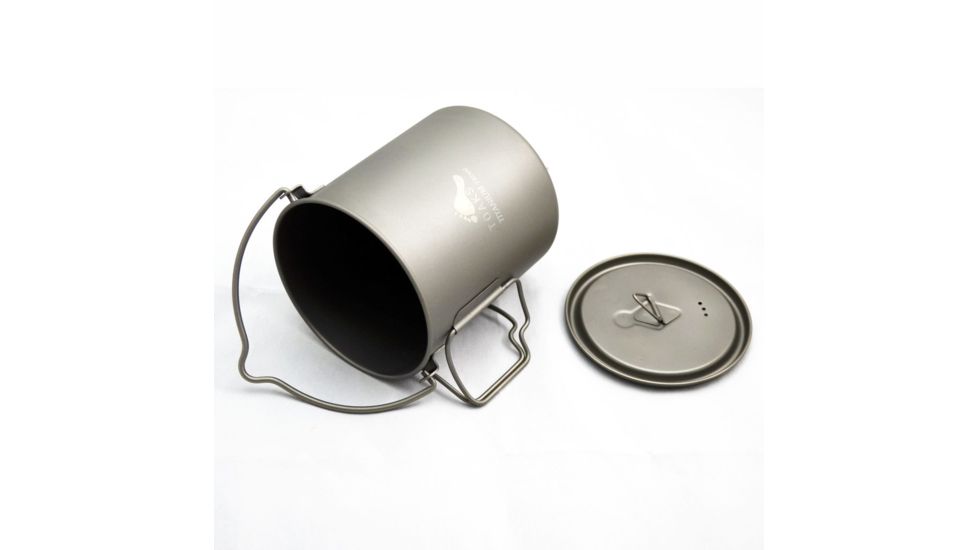 TOAKS Titanium 750ml Pot w/Bail, Grey, POT-750-BH