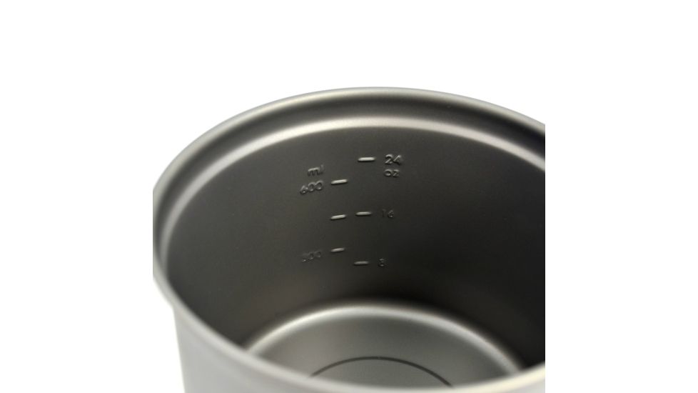 TOAKS Titanium 900ml D115mm Pot, Grey, POT-900-D115