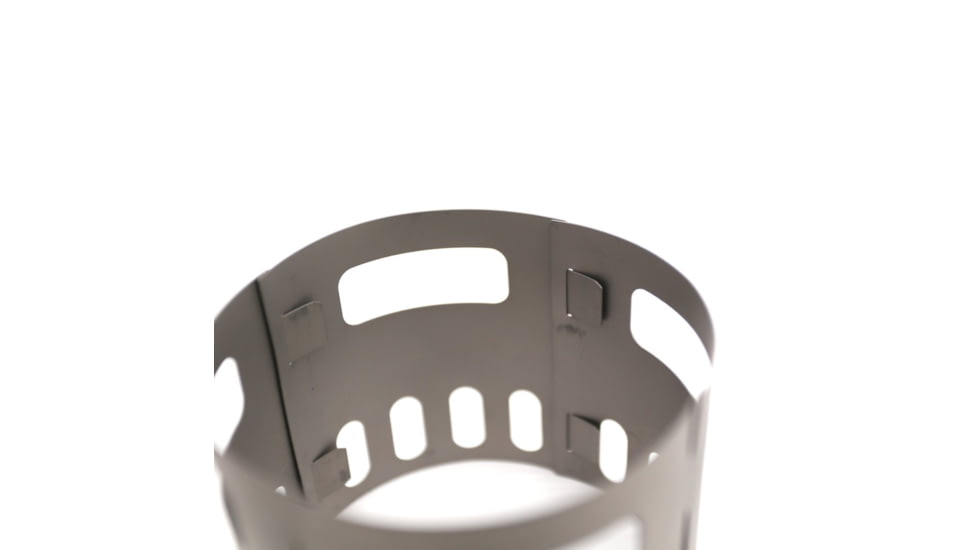 TOAKS Titanium Alcohol Stove Pot Stand, Detachable to 4 Pieces, Grey, FRM-02