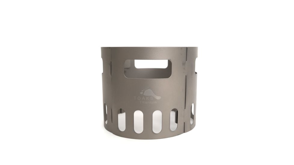 TOAKS Titanium Alcohol Stove Pot Stand, Detachable to 4 Pieces, Grey, FRM-02