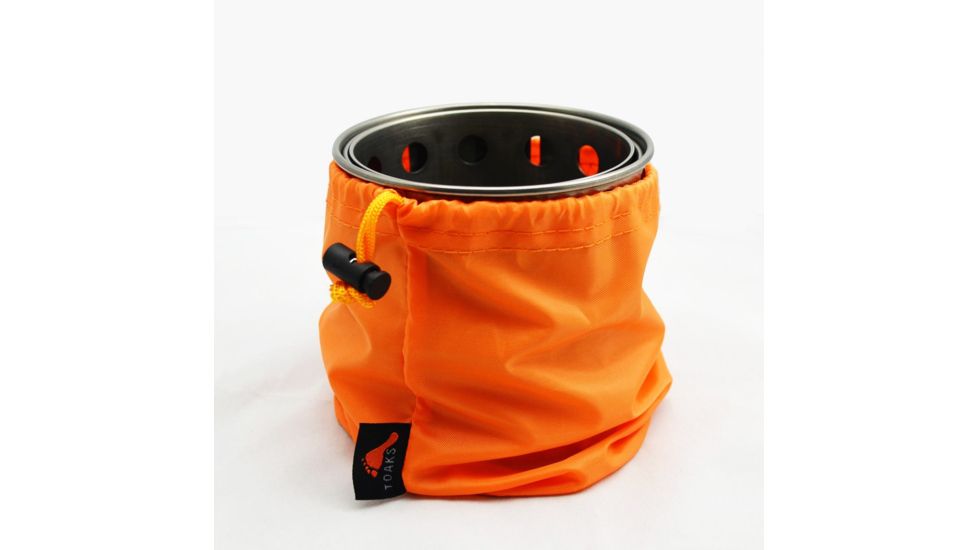 TOAKS Titanium Backpacking Wood Burning Stove, Grey, STV-11, EDEMO1