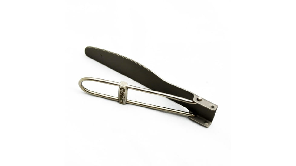 TOAKS Titanium Folding Knife, Grey, SLV-08