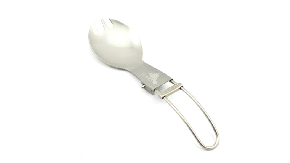 TOAKS Titanium Folding Spork, Grey, SLV-06
