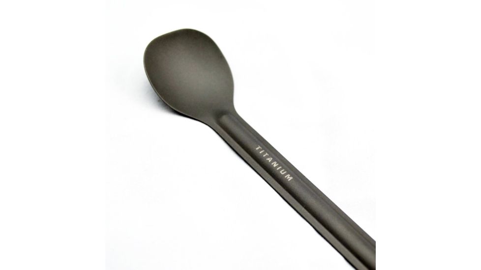 TOAKS Titanium Long Handle Spoon, Grey, SLV-03