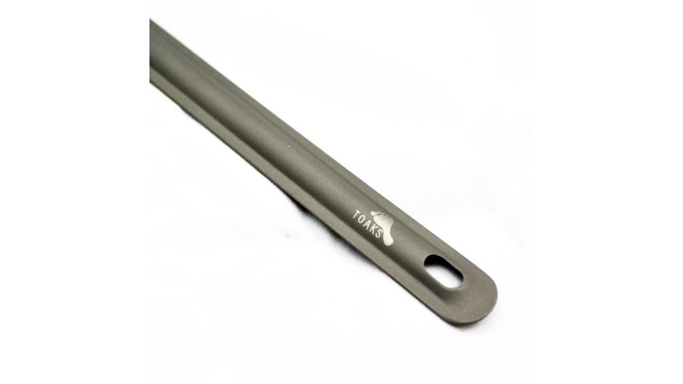 TOAKS Titanium Long Handle Spoon, Grey, SLV-03