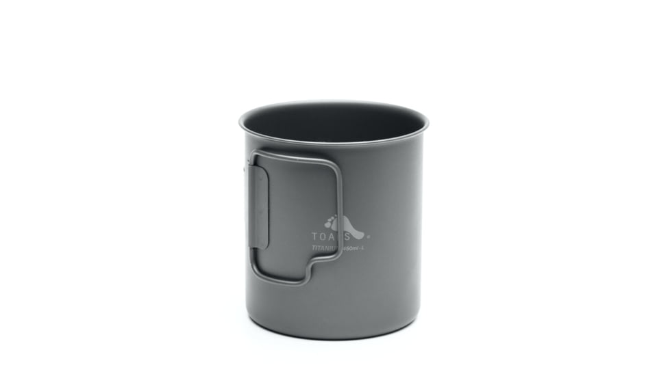TOAKS Ultralight Version Light Titanium Cup, 450ml, Grey, CUP-450-L