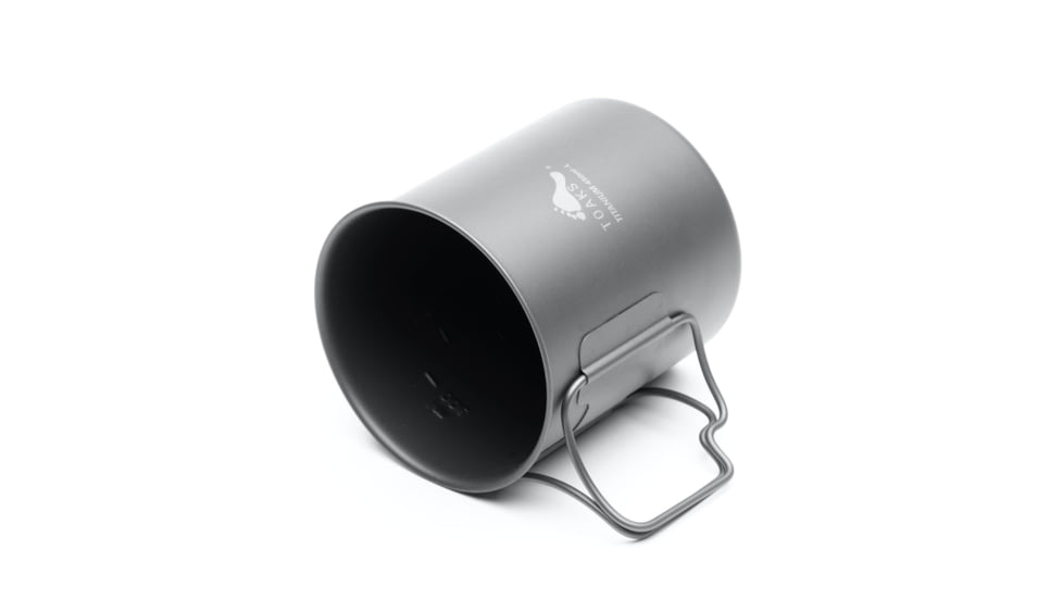 TOAKS Ultralight Version Light Titanium Cup, 450ml, Grey, CUP-450-L