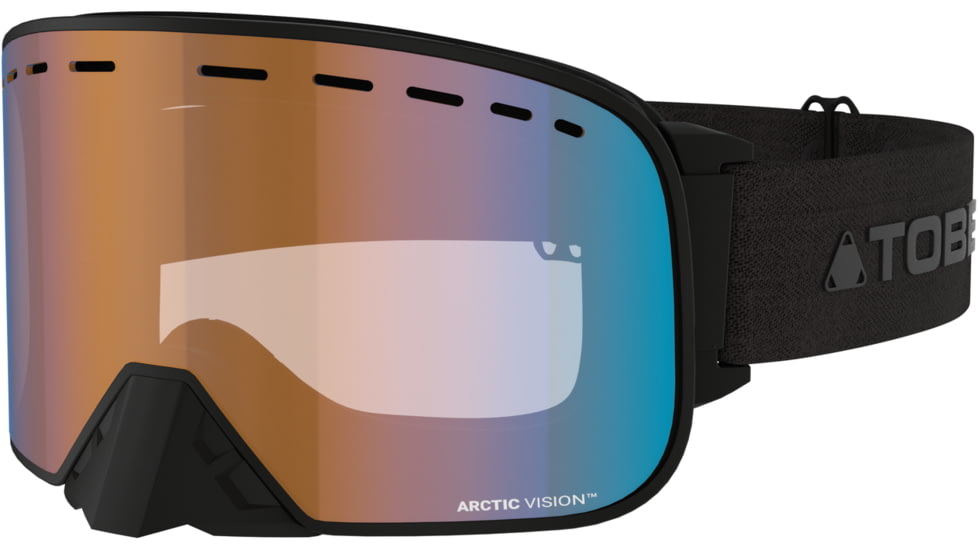 TOBE Outerwear Aurora Goggle, Arctic Vision Orange Blue/Green Mirror W/ Orange Tint, One Size, 650222-409-111