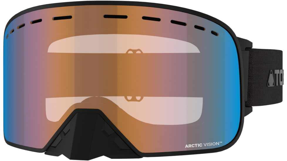 TOBE Outerwear Aurora Goggle, Arctic Vision Orange Blue/Green Mirror W/ Orange Tint, One Size, 650222-409-111
