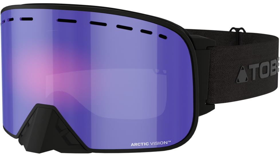 TOBE Outerwear Aurora Goggle, Arctic Vision Violet Blue/Green Mirror W/ Violet Tint, One Size, 650222-417-111