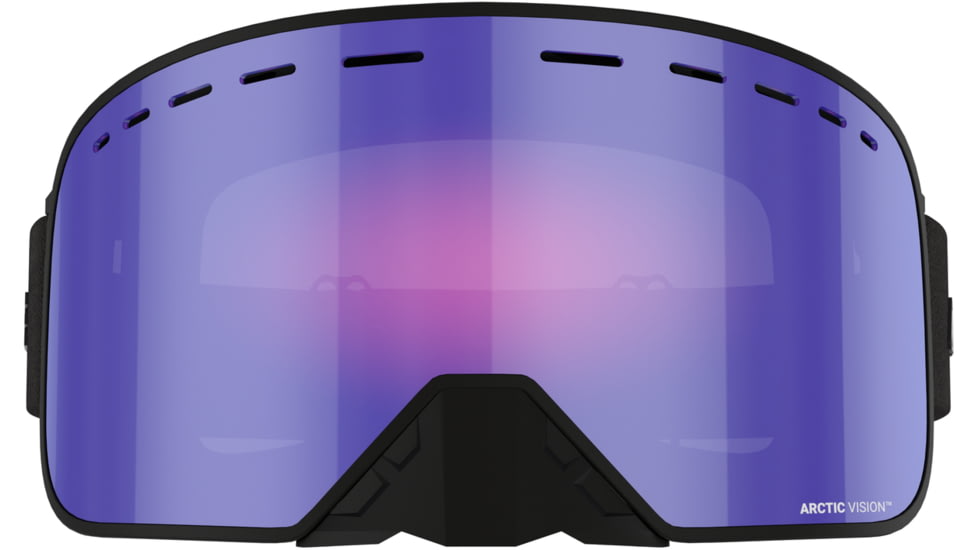 TOBE Outerwear Aurora Goggle, Arctic Vision Violet Blue/Green Mirror W/ Violet Tint, One Size, 650222-417-111