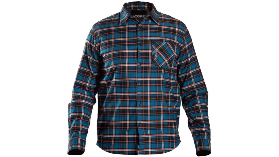 TOBE Outerwear Boulder Shirt - Mens, Navy/Orange, 2XS, 310822-502-001