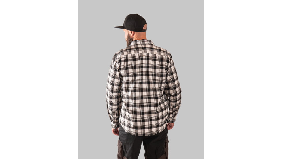 TOBE Outerwear Boulder Shirt - Mens, White/Black, S, 310822-501-003