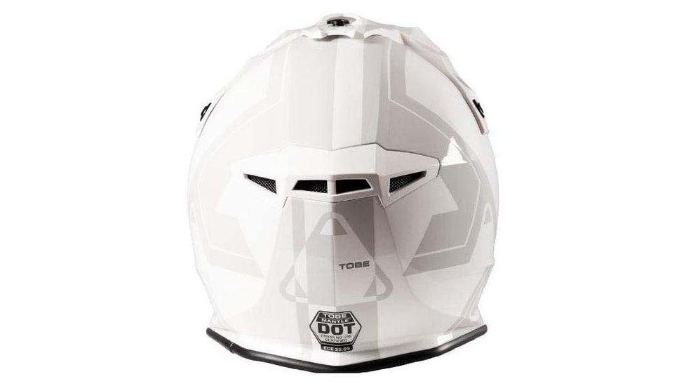 TOBE Outerwear Mantle Helmet, Flow White/Gray Gloss, M, 600423-504-004