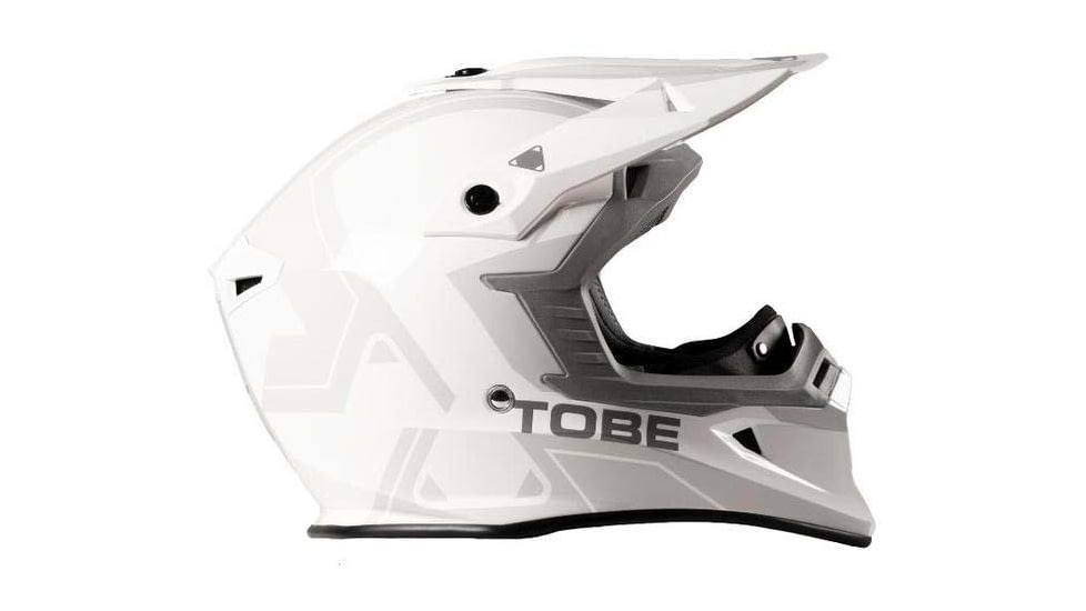 TOBE Outerwear Mantle Helmet, Flow White/Gray Gloss, M, 600423-504-004