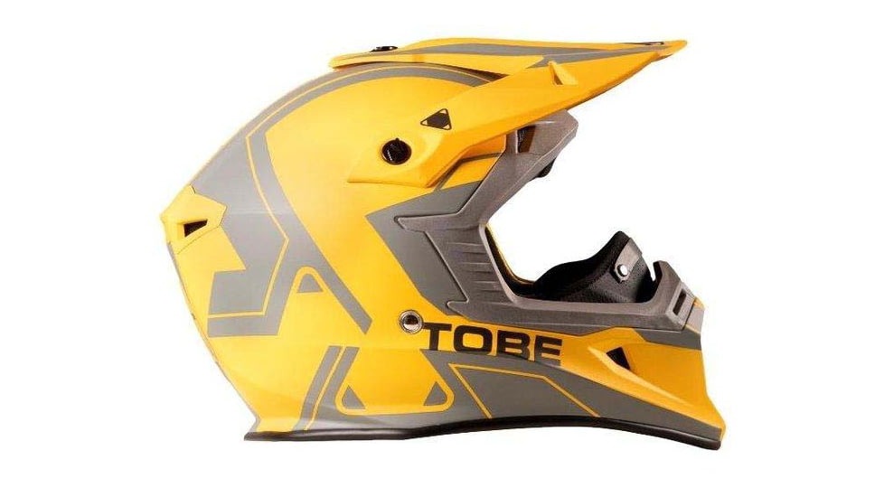TOBE Outerwear Mantle Helmet, Flow Yellow/Gray Matte, S, 600423-506-003