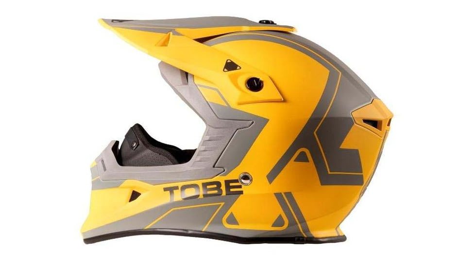 TOBE Outerwear Mantle Helmet, Flow Yellow/Gray Matte, S, 600423-506-003