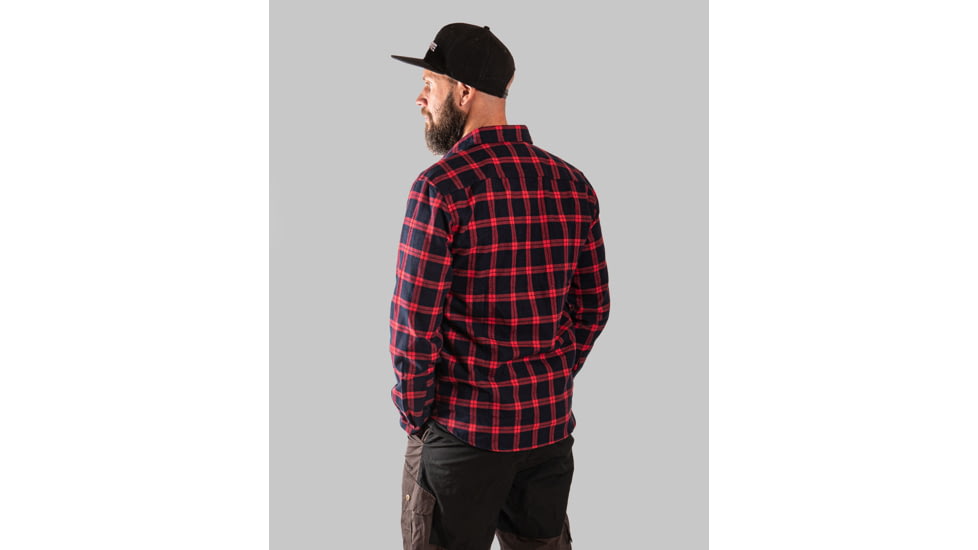 TOBE Outerwear Sonora Shirt - Mens, Red/Navy, M, 310922-501-004