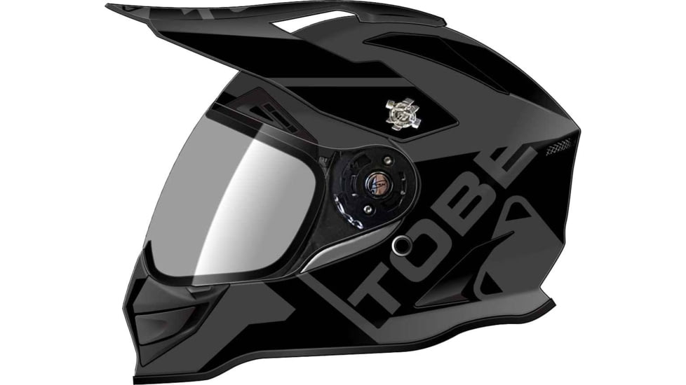 TOBE Outerwear Ventus Helmet, Black/Grey Gloss, L, 600323-505-005