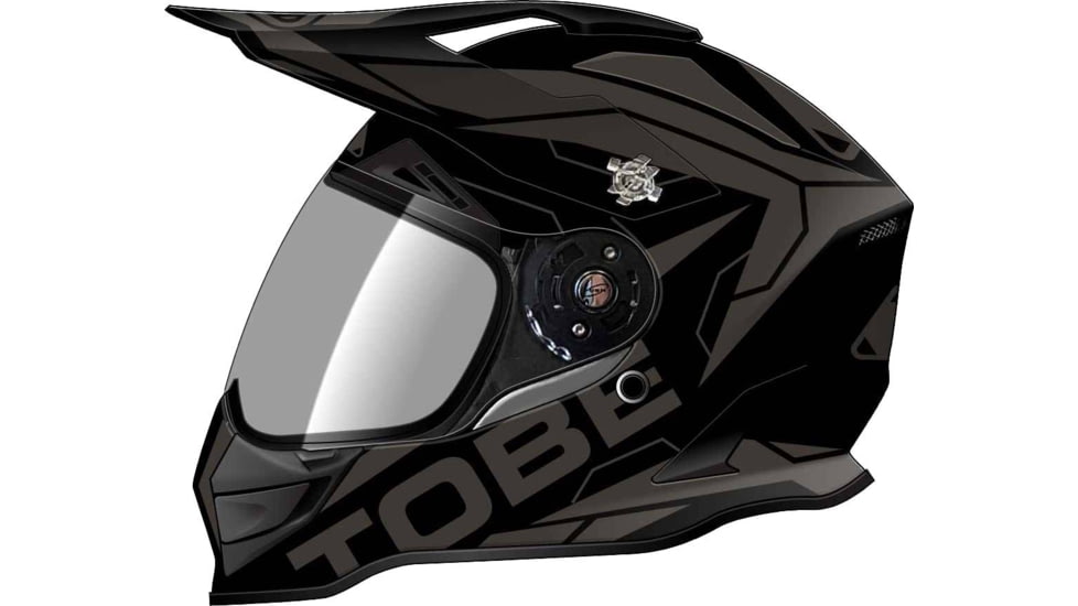 TOBE Outerwear Ventus Helmet, Tundra Black/Gey Matte, M, 600323-501-004