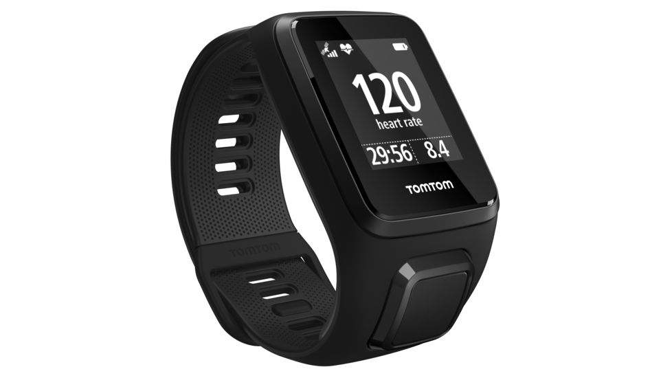 TomTom Spark 3 Cardio GPS Watch-Black-Large