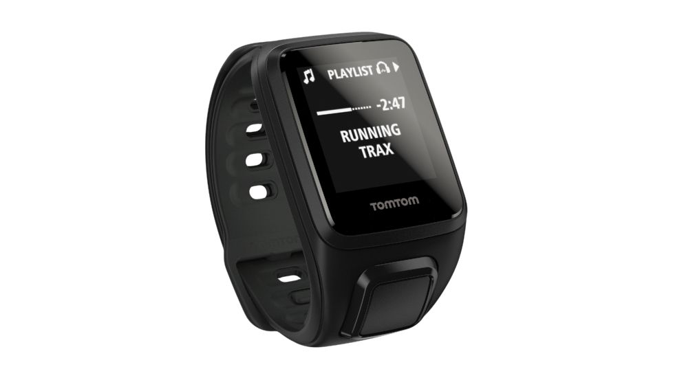 Spark Cardio / Music GPS Fitness Watch-Black-Small
