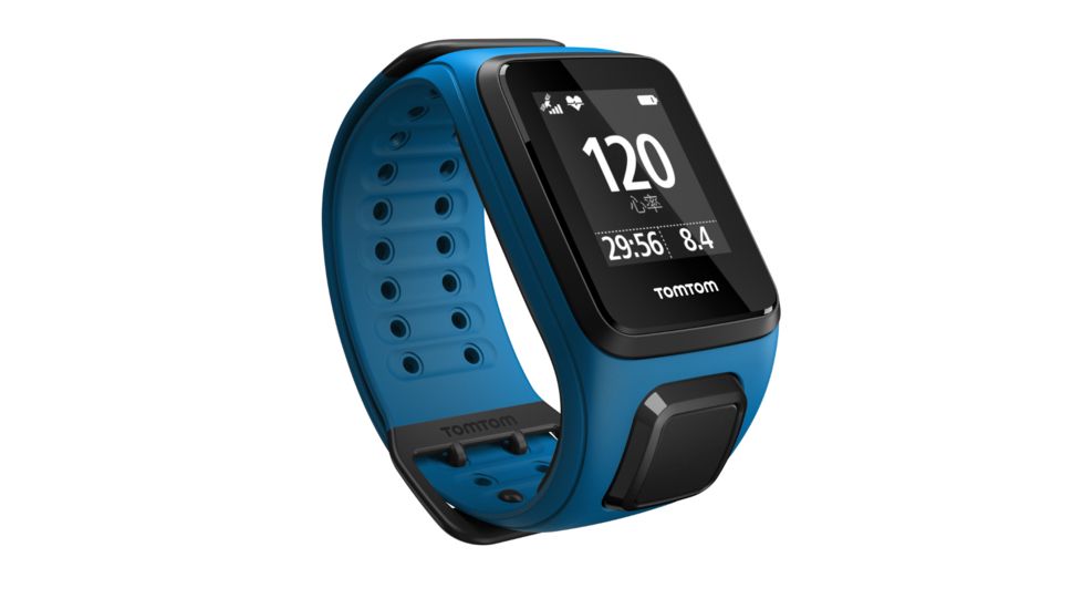 Spark Cardio / Music GPS Fitness Watch-Shocking Blue-Large