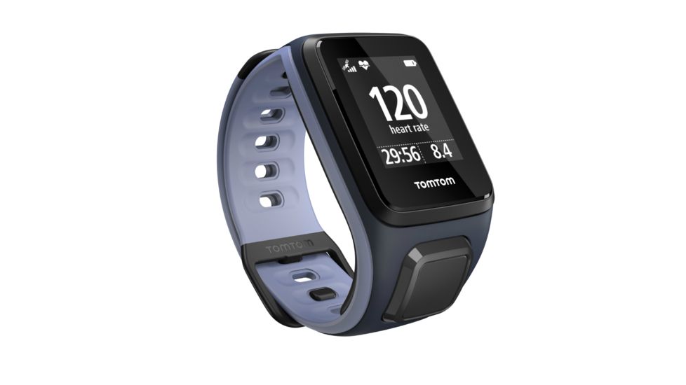 TomTom Spark Cardio + Music GPS Fitness Watch-Sky Captain/Purple Haze-Small
