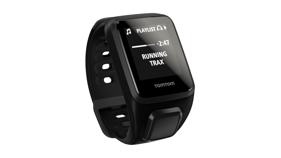 TomTom Spark Music GPS Fitness Watch-Black-Small