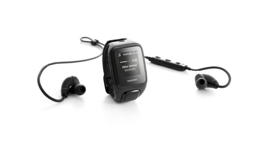 TomTom Spark Music GPS Fitness Watch - Headphone Bundle-Black-Large