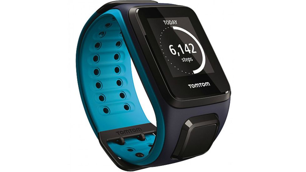 Spark Music GPS Fitness Watch-Sky Captain/Scuba Blue-Large